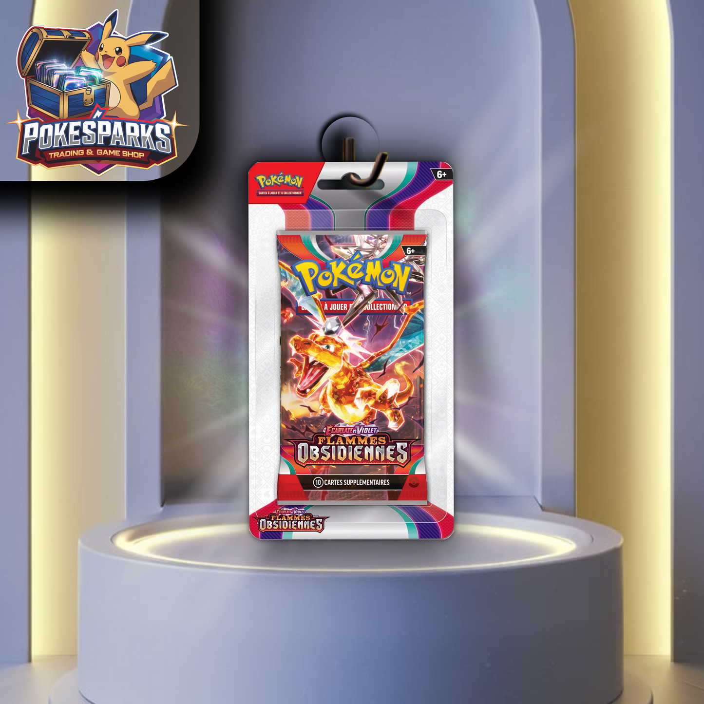 Blister Flammes Obsidiennes - EV03 FR