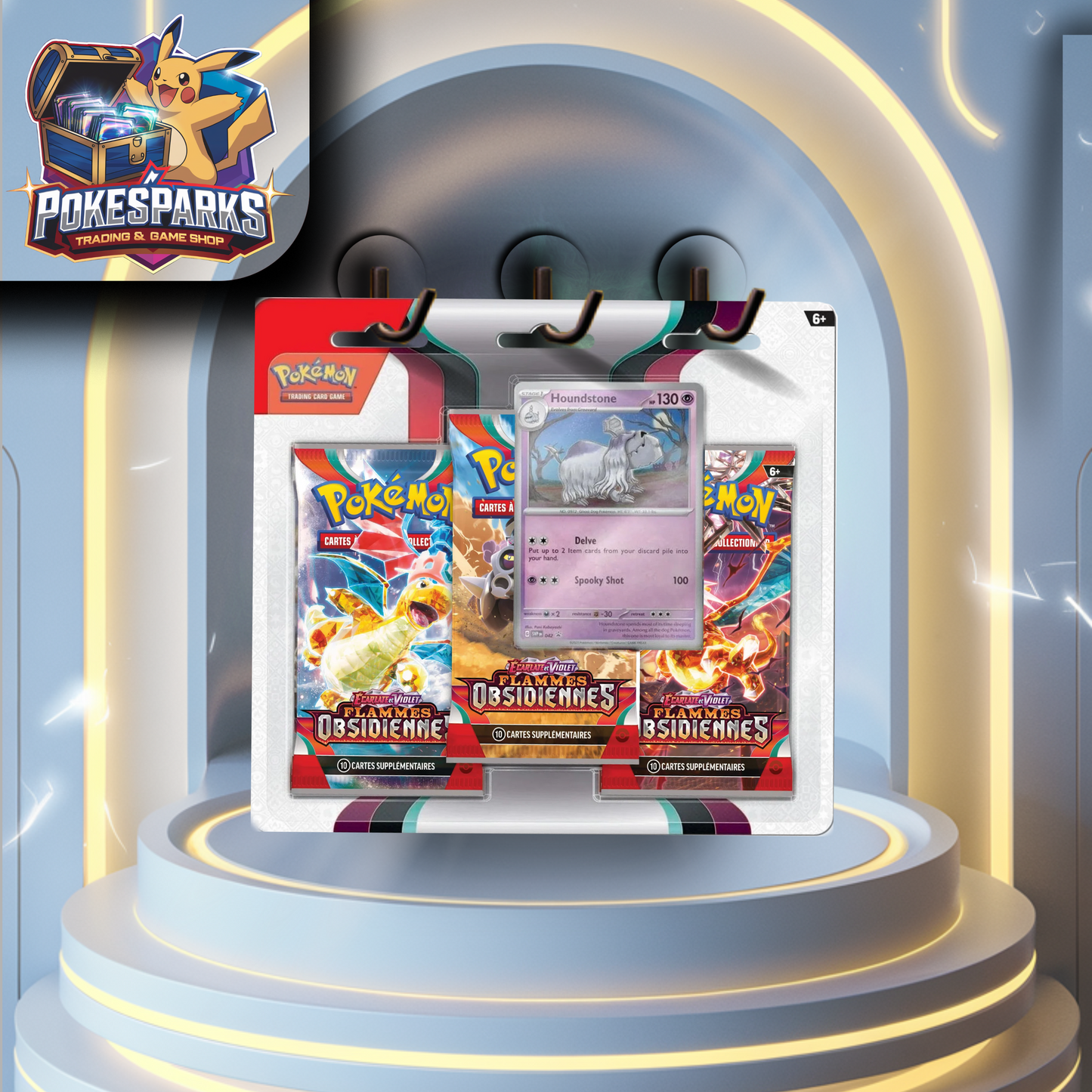 Tripack Flammes Obsidiennes - EV03 FR