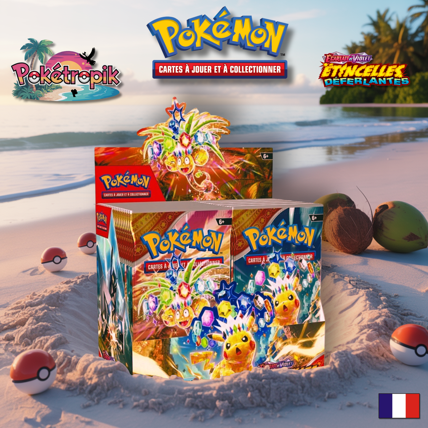 Display Etincelles Déferlantes - EV08 FR