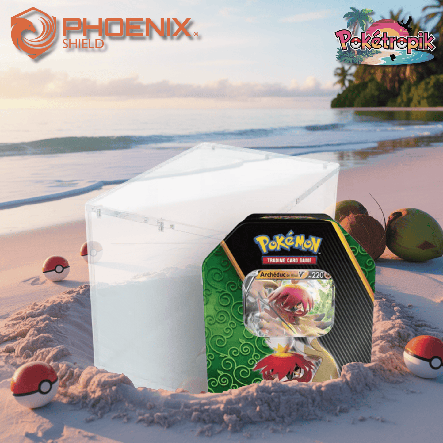 Protection Acrylique PokeBox - Pheonix Shield