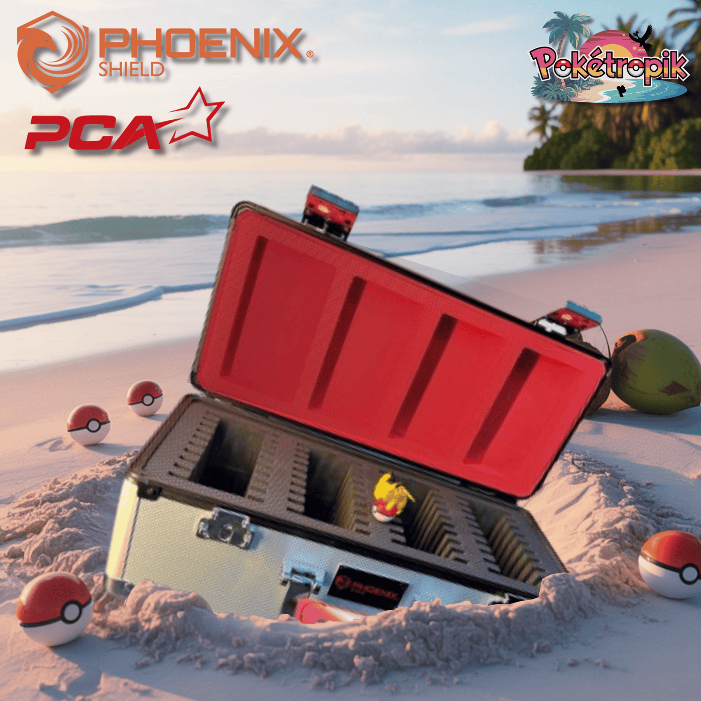 Valise de Rangement Phoenix Shield / Cartes gradées PCA